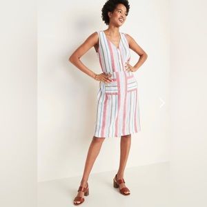 OLD NAVY | Sleeveless stretch chemise dress SZ M